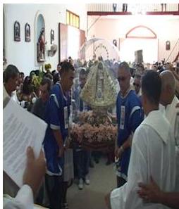 Acogida en el templo